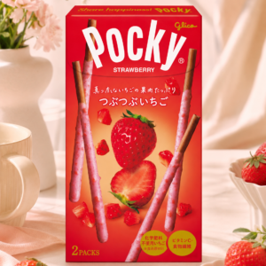 Glico Pocky Tsubu Tsubu Strawberry – 2 bolsas, 55 g