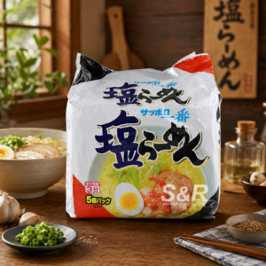Sapporo Ichiban Shio Ramen 5 Pack – Ramen instantáneo japonés sabor sal