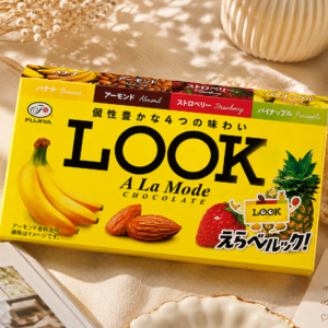 Fujiya LOOK A La Mode – Chocolate surtido de frutas, 12 unidades