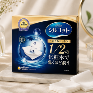 Unicharm Silcot Uruuru Cotton 40 unidades – Almohadillas faciales tipo esponja