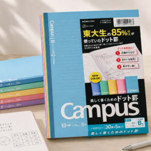 KOKUYO Campus Notebook – Pack de 5 cuadernos B5 con líneas punteadas