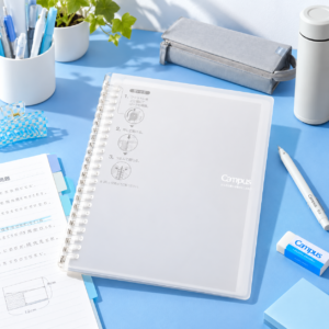 KOKUYO Campus Smart Ring 60 B5 — Carpeta anillada transparente, hasta 60 hojas
