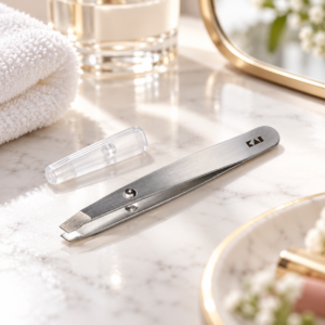 KAI Gacchiri Catch Mini Tweezers — Pinza mini de precisión, plateada
