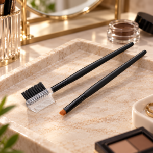 KAI cosmeup Eyebrow Brush Set — Brush & Comb